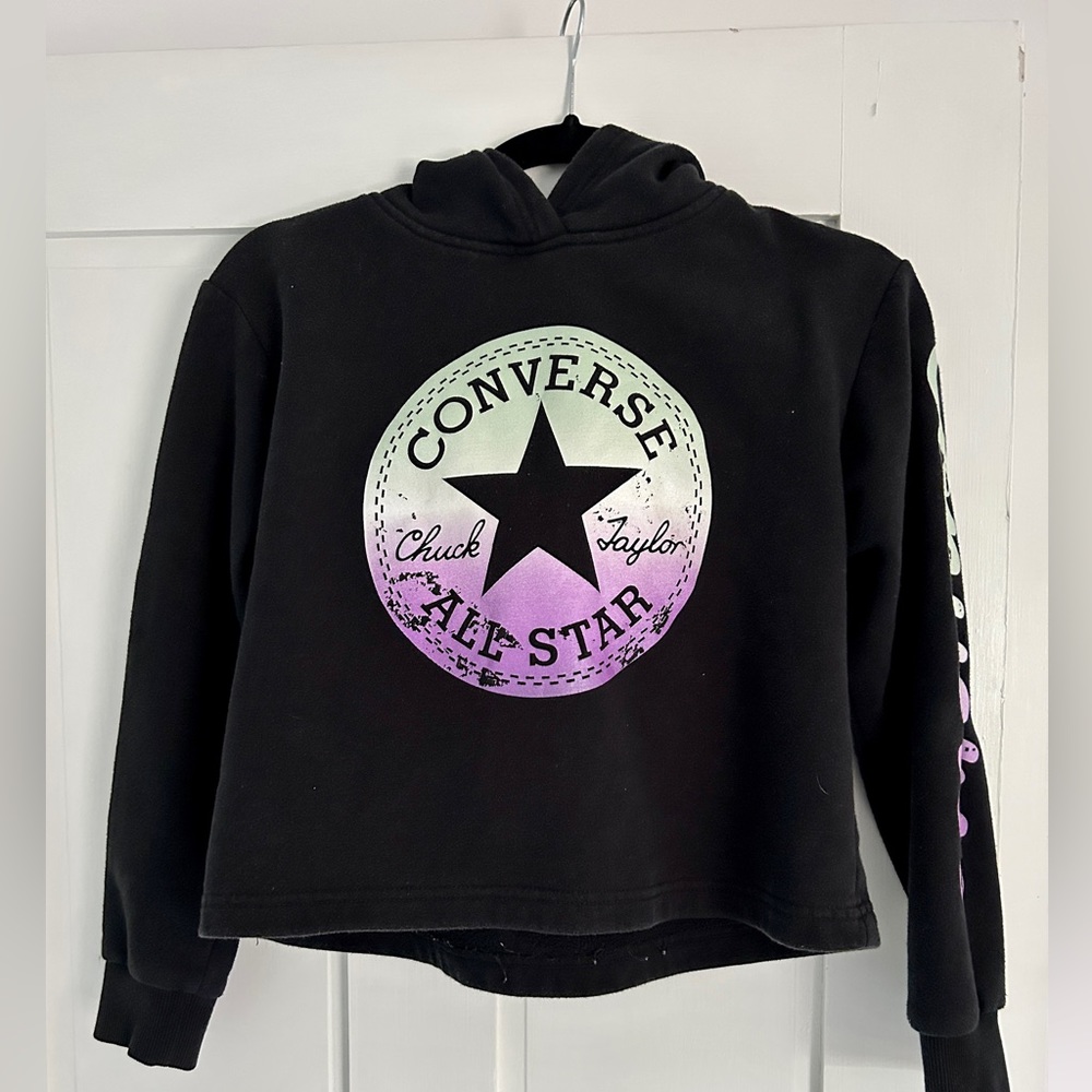 Youth Converse Cropped Hoodie